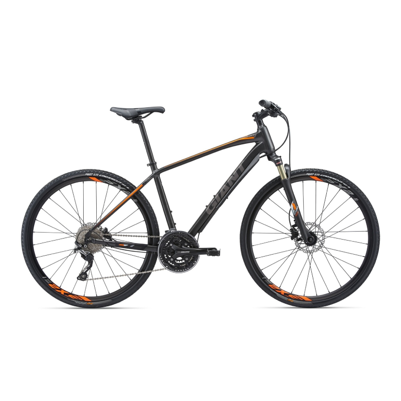 Велосипед Giant Roam 0 Disc 2018 L Anthracite neon orange