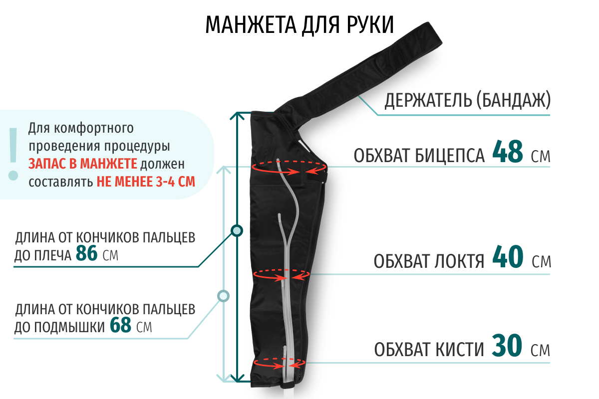 Лимфодренажный аппарат WelbuTech Seven Liner ZAM-01 ПОЛНЫЙ, L (аппарат + ноги + рука + пояс)