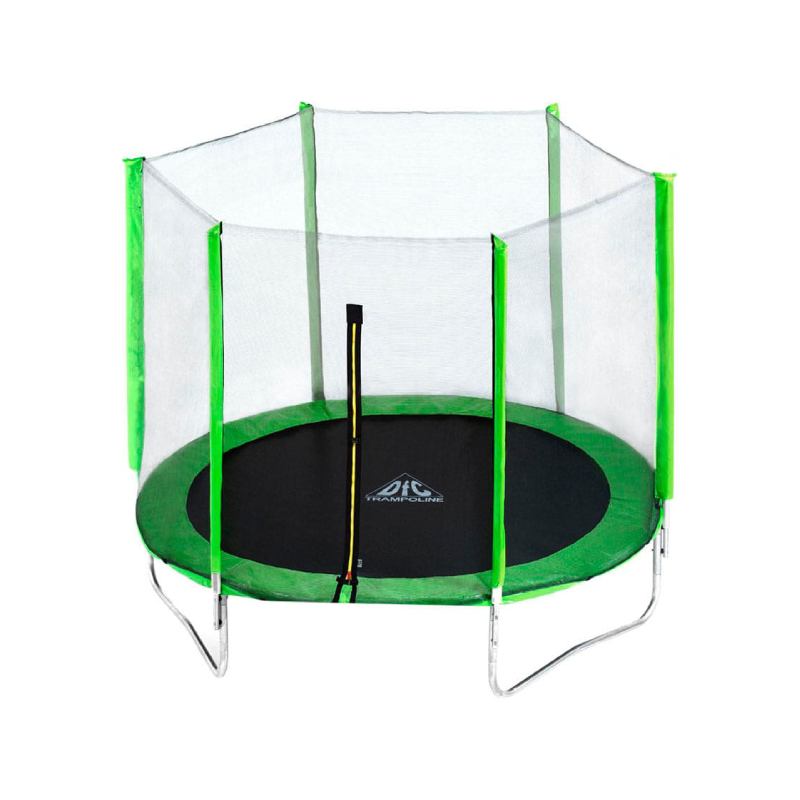 Батут DFC Trampoline Fitness 8 ft внешняя сетка, светло-зелёный (244 см)