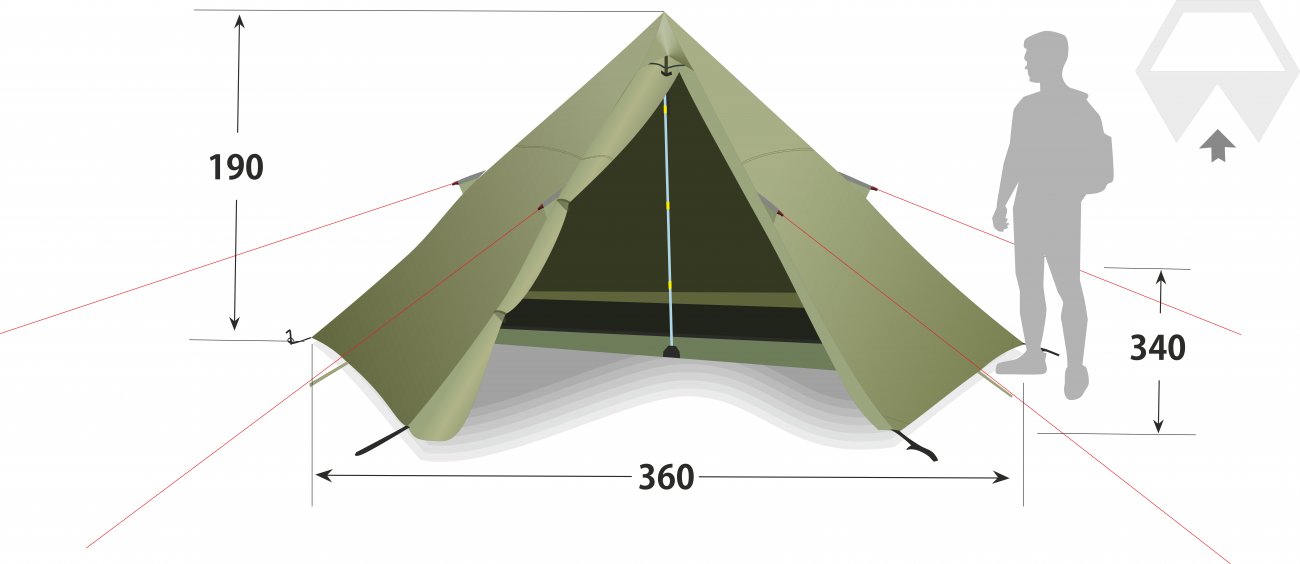 Палатка Лотос Пирамида-2 внешняя