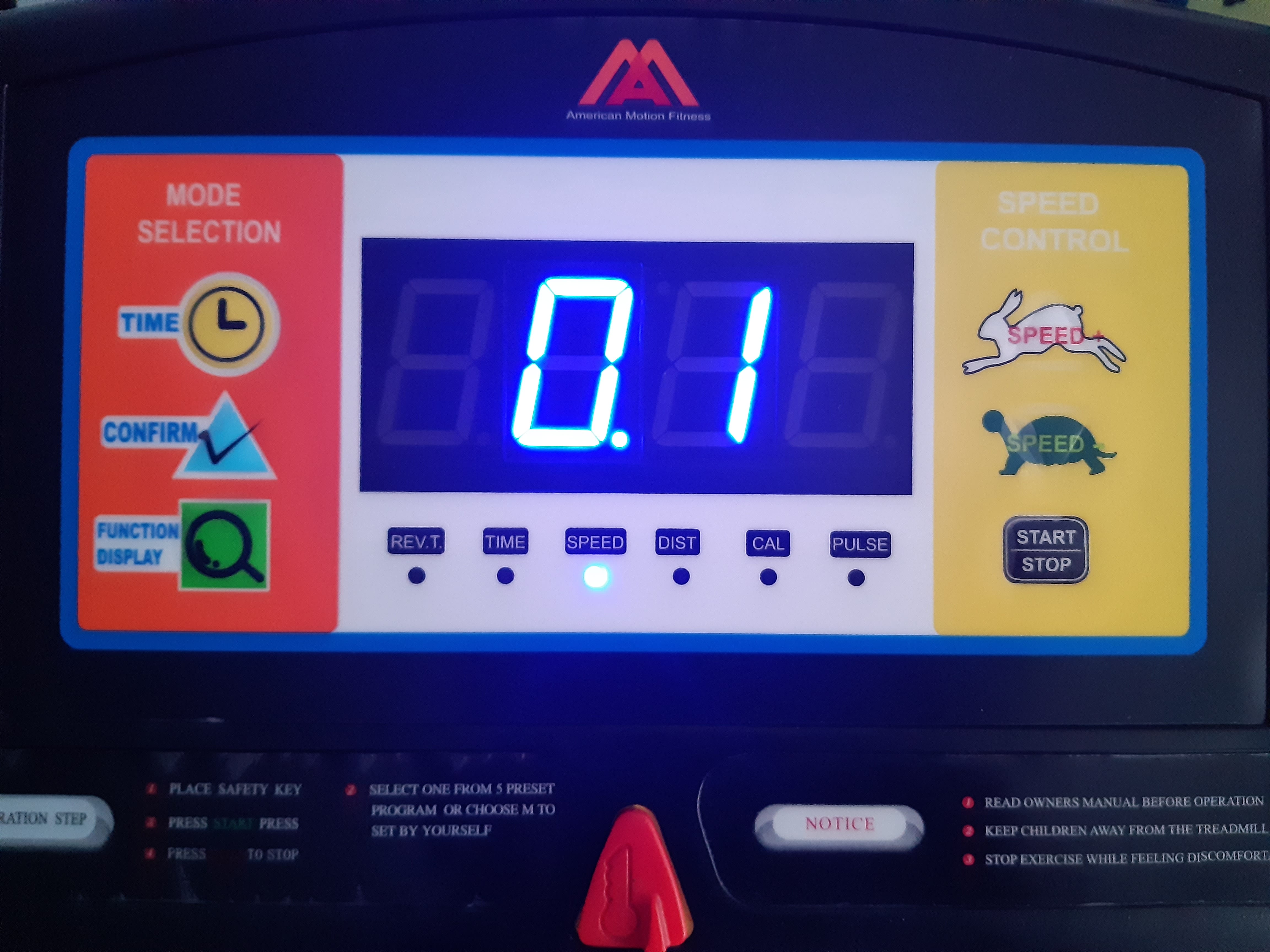 Беговая дорожка American Motion Fitness 8612H + поручни