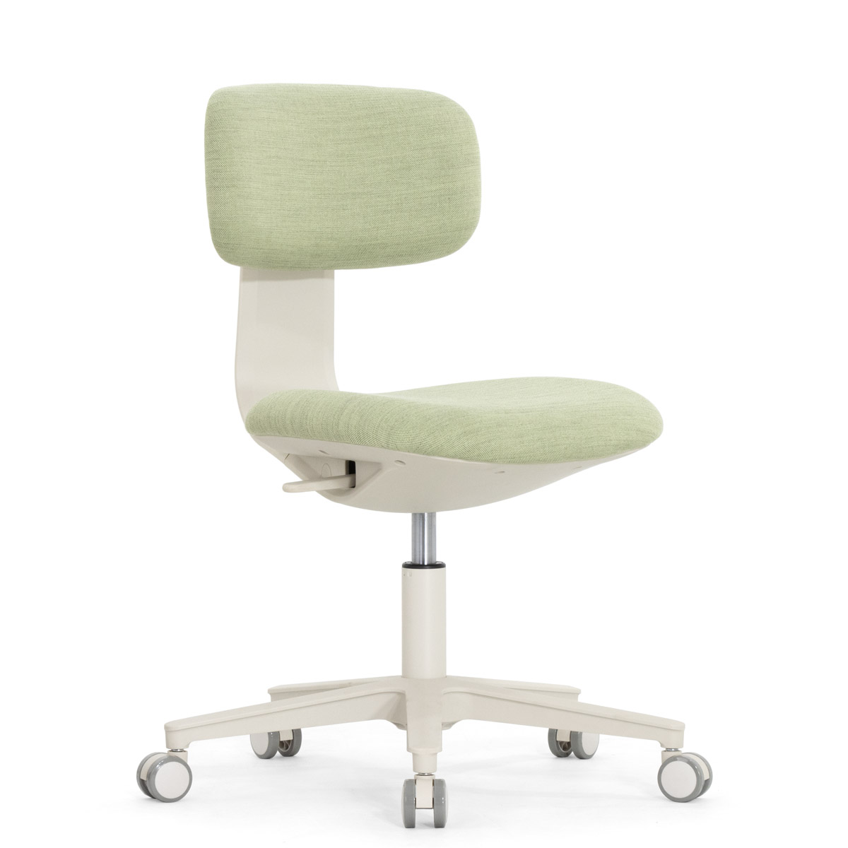 Эргономичное кресло Falto Rookie Plus (поворот спинки, ткань, каркас светлый, зелёный)