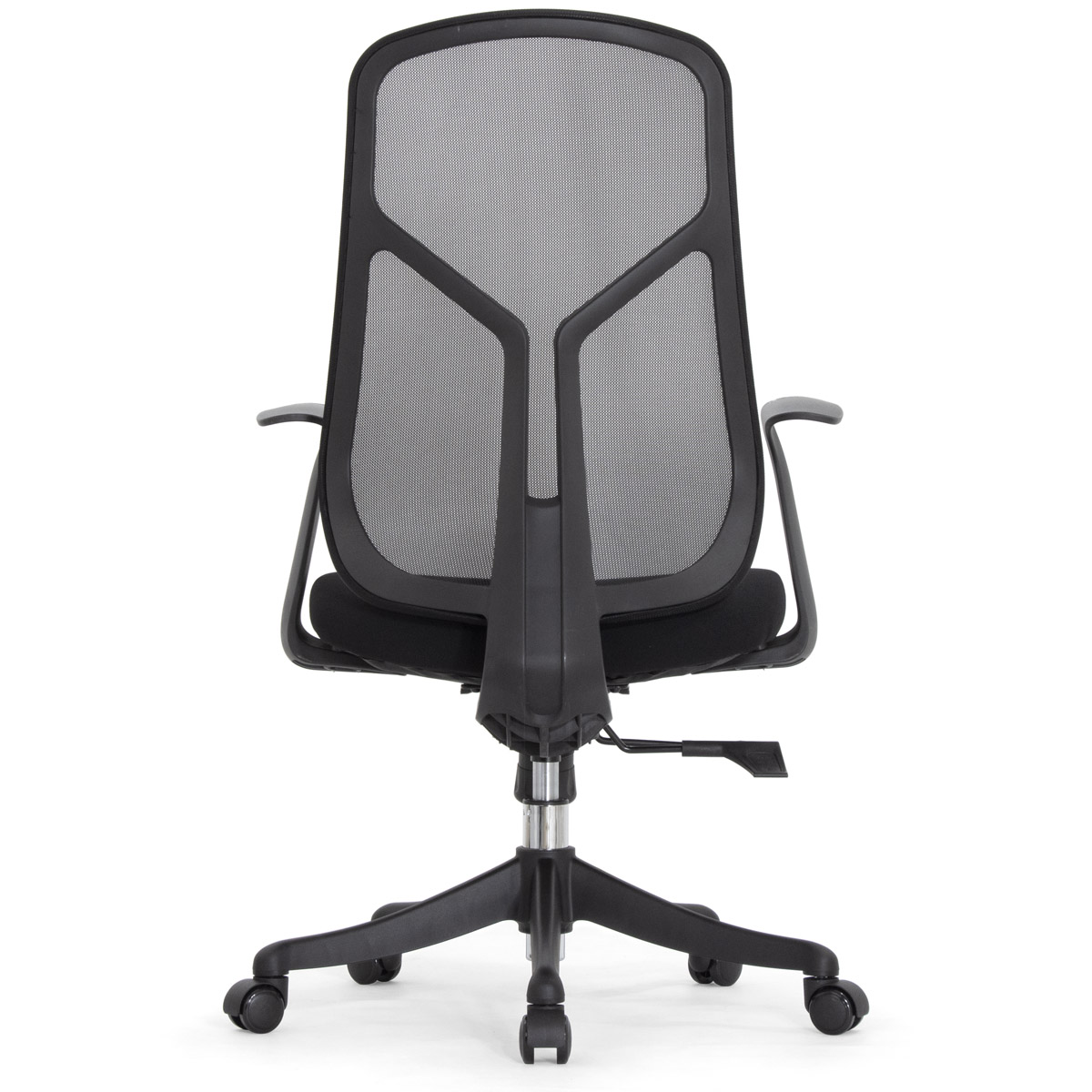 Эргономичное кресло Falto Кураж (без подголовника, сетка, ткань, черный)