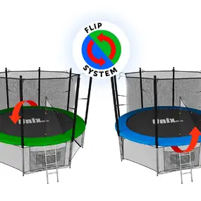 Батут UNIX line Classic 8 ft, внутренняя сетка