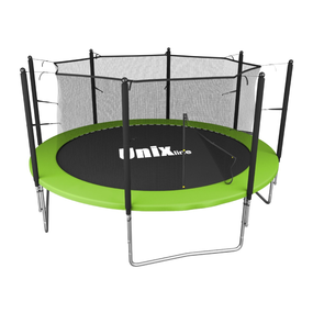 Батут UNIX line Simple 12 ft Green, внутренняя сетка