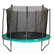 Батут DFC JUMP 12 ft складной, сетка, чехол, green, 366 см