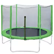 Батут DFC Trampoline Fitness 14 ft внешняя сетка, светло-зелёный, 427 см