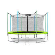 Батут Atlas Sport 435 см (14 ft) с внутренней сеткой, Green