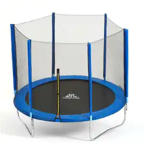 Батут DFC Trampoline Fitness 6 ft внешняя сетка, синий (183 см)