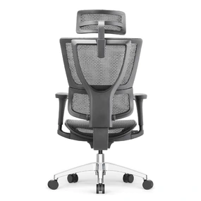 Эргономичное кресло Falto IOO Project (автоматическая регулировка жесткости качания, сетка, чёрный)