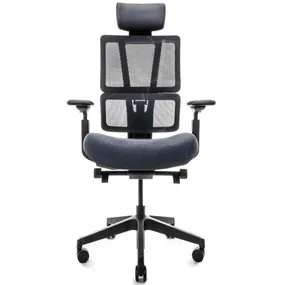 Эргономичное кресло Falto G2 Pro (5 позиций выдвижения поясницы, ткань, чёрный)