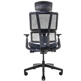 Эргономичное кресло Falto G2 Pro (5 позиций выдвижения поясницы, ткань, чёрный)