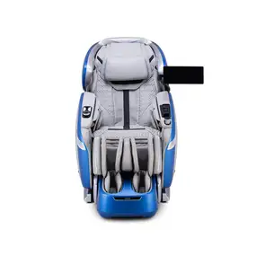 Массажное кресло Cozzia Quantum Blue & Silver