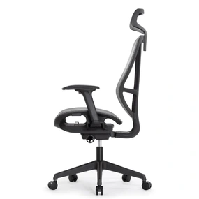 Эргономичное кресло Falto HOP ECO (удлинённое сиденье, сетка, серый)