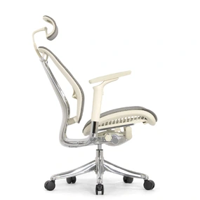Эргономичное кресло Falto Spring 2 (поясничный валик, подлокотники 6D (360), сетка, светлый)