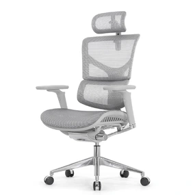 Эргономичное кресло Falto Sail 2 (динамичный поясничный упор, подлокотники 6D (360), сетка, светлый)