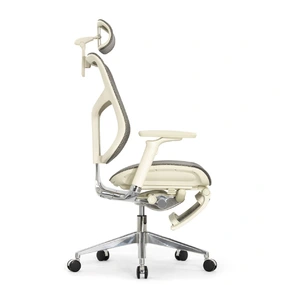 Эргономичное кресло Falto Star 2 с подножкой (подлокотники 6D (360), сетка, цвет светлый)