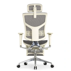 Эргономичное кресло Falto Star 2 с подножкой (подлокотники 6D (360), сетка, цвет светлый)
