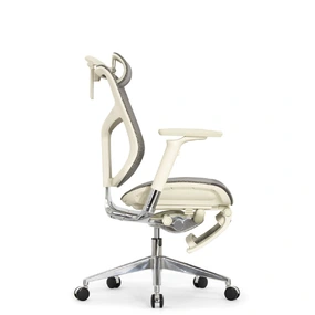 Эргономичное кресло Falto Star 2 с подножкой (подлокотники 6D (360), сетка, цвет светлый)